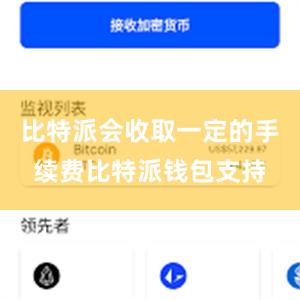 比特派会收取一定的手续费比特派钱包支持