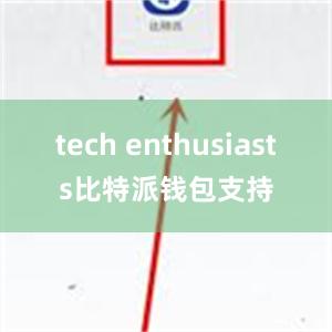 tech enthusiasts比特派钱包支持